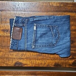 Vans Straight Leg Jeans Button Fly Dark Blue Size 30